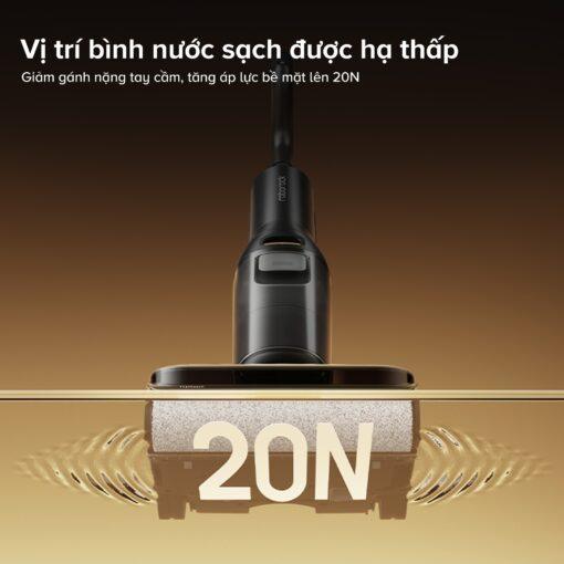 Roborock F25 Combo gập nghiêng 180° hút bụi 5 trong 1
