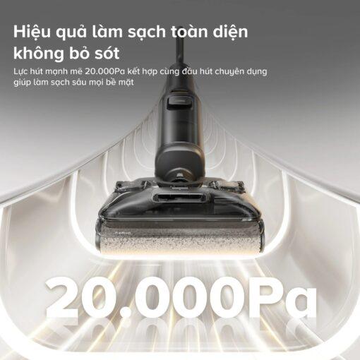Roborock F25 Combo gập nghiêng 180° hút bụi 5 trong 1