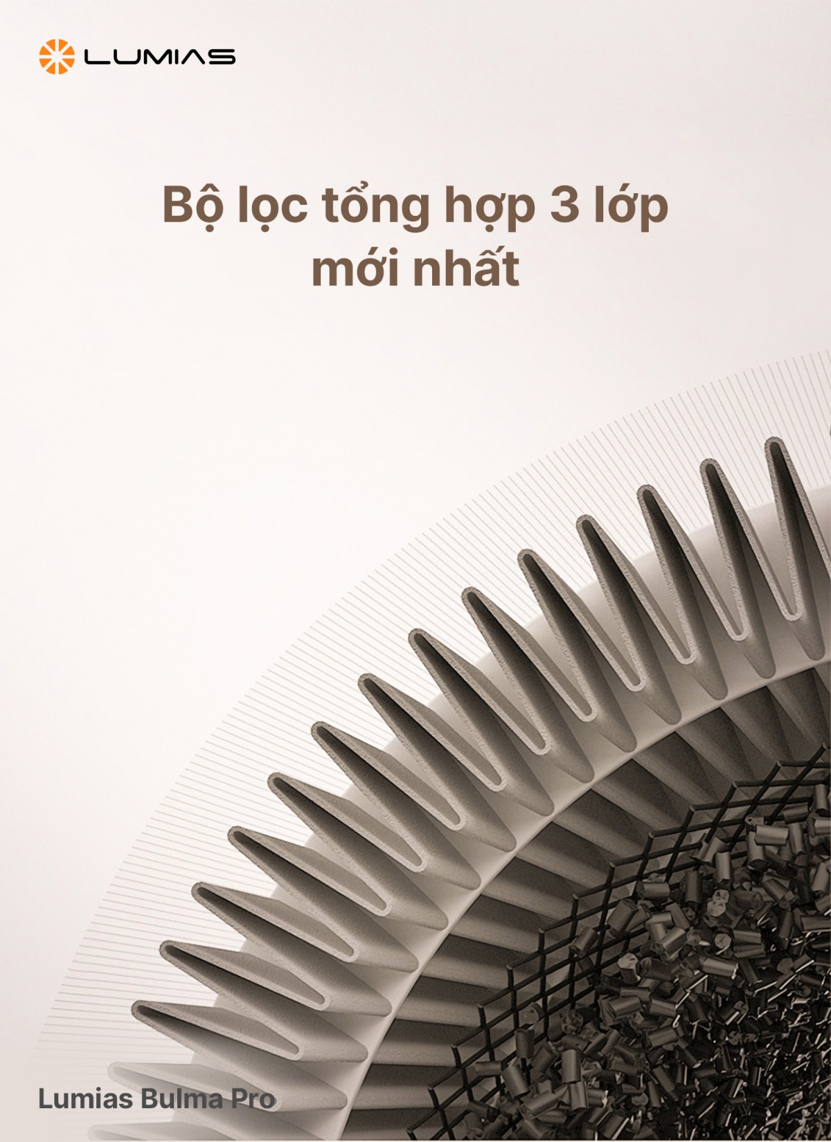Lumias Bulma Pro máy lọc không khí diện tích 55m²