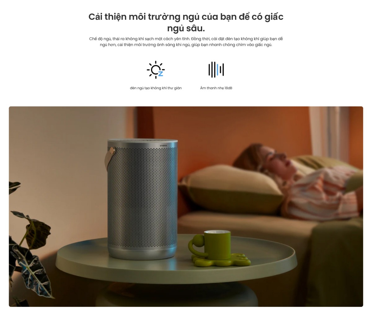 Smartmi P2 máy lọc không khí diện tích 30m²