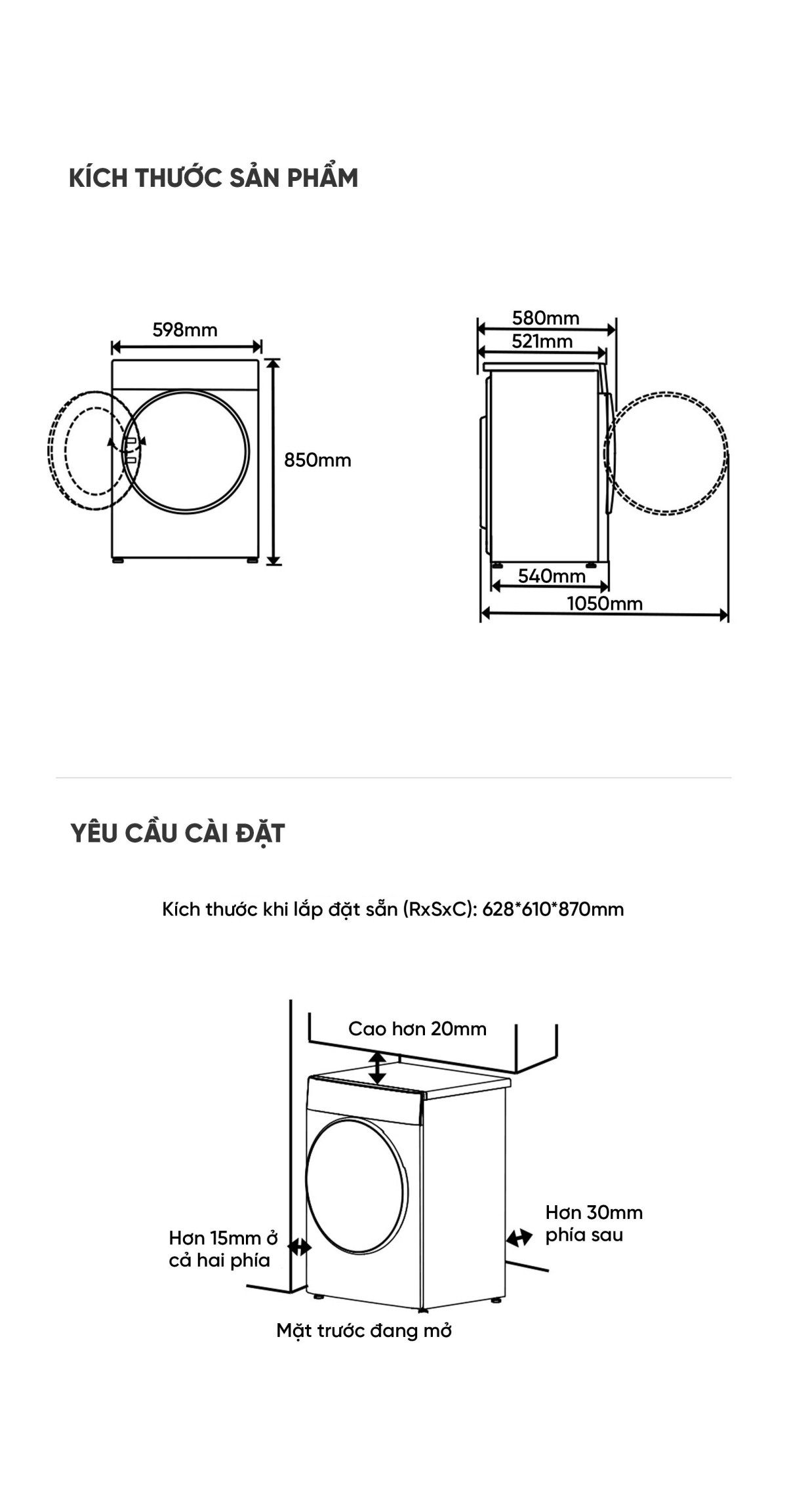 Máy sấy quần áo Xiaomi Mijia H100MJ103 2025 sấy 10kg Sấy Bơm Nhiệt