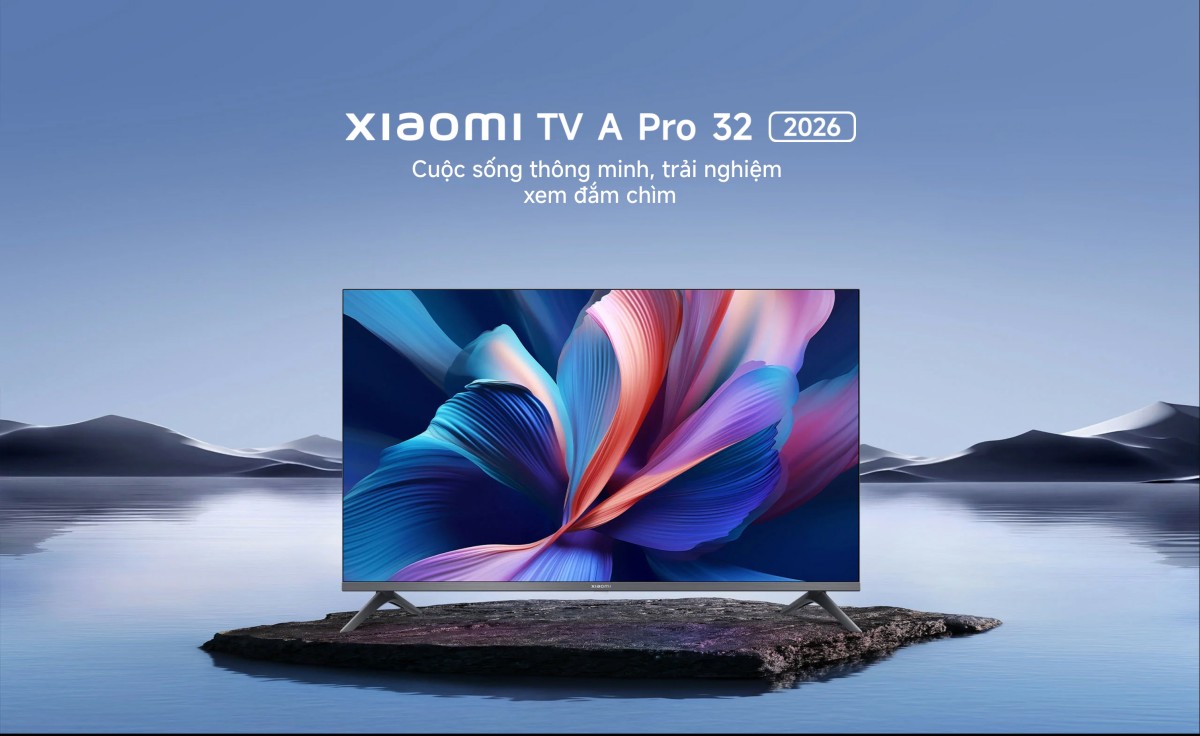 Tivi Xiaomi A Pro 32 Inch - 2026 Bản Quốc Tế - QLED 4K/60Hz - 2GB/8GB