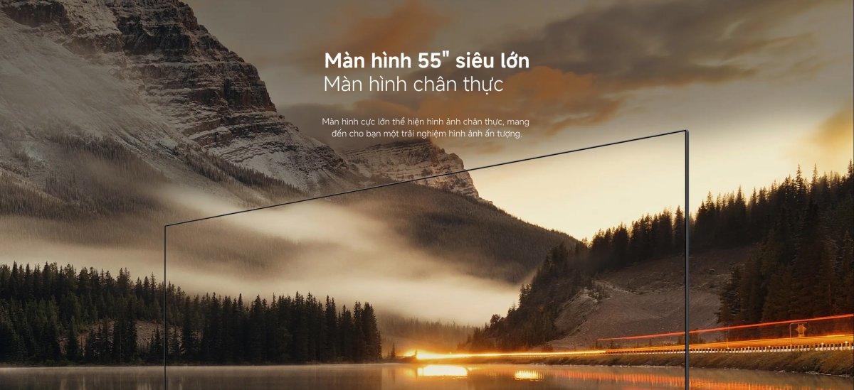 Tivi Xiaomi A Pro 55 Inch - 2026 Bản Quốc Tế - QLED 4K/60Hz - 2GB/8GB