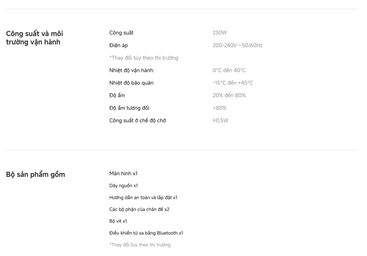 Tivi Xiaomi S Pro Mini LED 55 Inch 2026 - Bản Quốc Tế - 4K/144Hz - 3GB/32GB